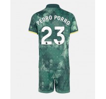 Tottenham Hotspur Pedro Porro #23 Koszulka Trzecia dzieci 2024-25 Krótki Rękaw (+ krótkie spodenki)